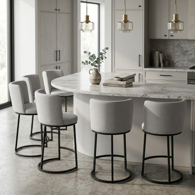 Bar stool 6x bar chair stylish bar furniture stool design steel legs new