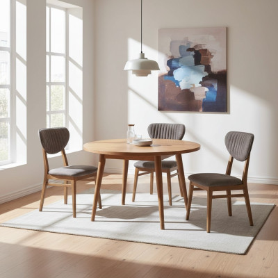 Design chair armchair set dining room upholstery 4x chairs design