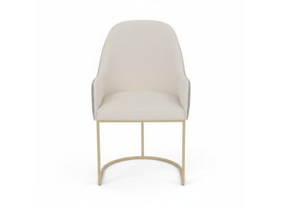 White upholstered dining chair kitchen chairs designer seating furniture new