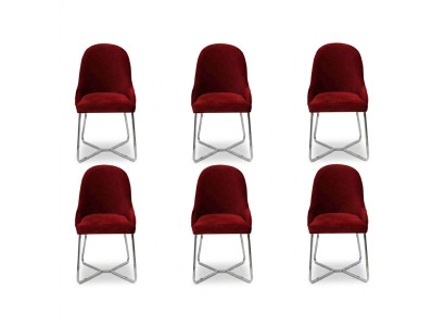 Modern chairs luxury dining room furniture red 6x chairs furniture dining room chair