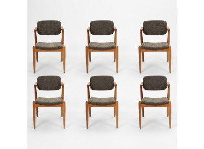 Luxury dining room furniture designer 6x chairs new furnishings gray modern chairs