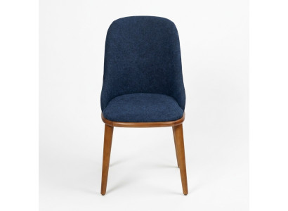 Modern dining room blue chairs designer upholstery seat kitchen furniture new
