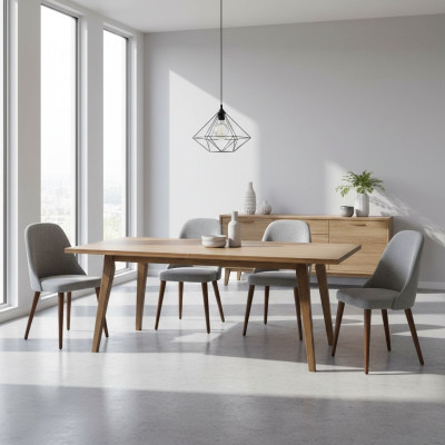 Chair Designer 4x Chairs Wooden Chair Dining Chair Luxury Wood New Furniture New