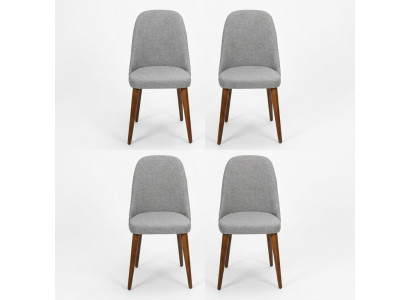 Chair Designer 4x Chairs Wooden Chair Dining Chair Luxury Wood New Furniture New