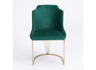 Designer Green Dining Chair Luxury Single-Seater Modern Dining Room Furniture