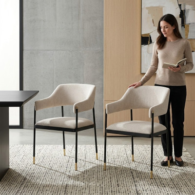 Chair dining chair 2x chairs white kitchen chair armchair luxury modern