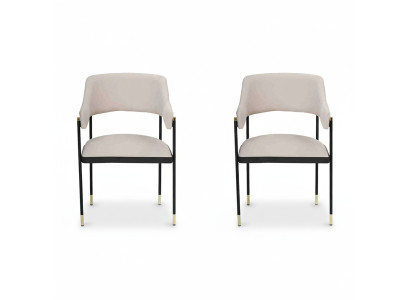 Chair dining chair 2x chairs white kitchen chair armchair luxury modern