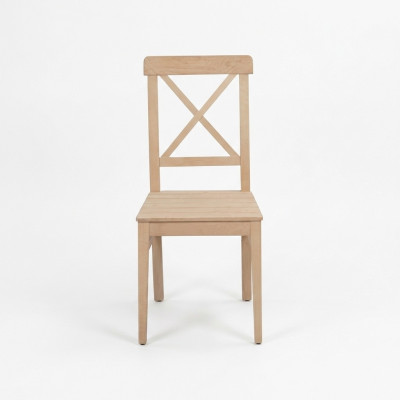 Modern dining room chair designer wooden luxury single-seater without armrest