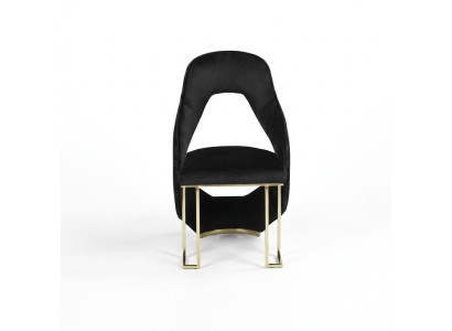Stylish Chair Dining Chair Black Kitchen Chair Armchair Luxury Modern Novelty