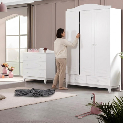 Children's room set luxury wardrobe modern dresser new bedroom furniture new