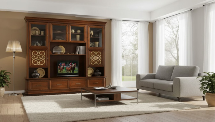 Wall cabinet living room wall unit RTV designer furniture living room Italian new