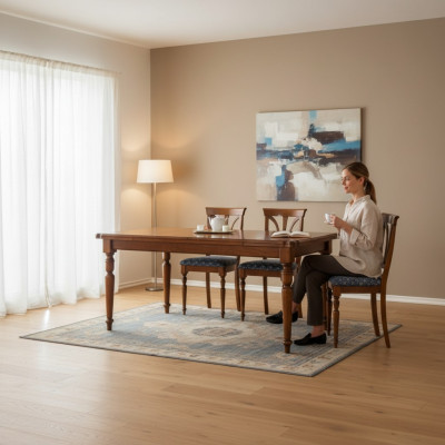 Design dining room chair set tables 4x chairs dining set 5-piece ensemble.
