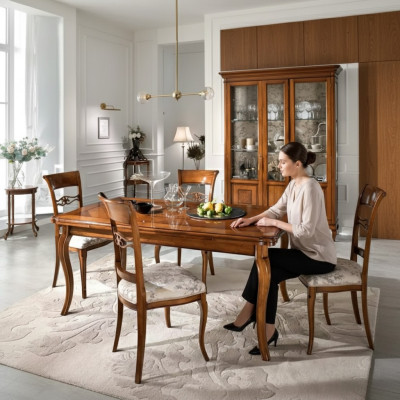 Dining set dining table 4 x chairs set classic dining group 5-piece tables