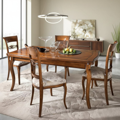 Dining set dining table 4 x chairs set classic dining group 5-piece tables