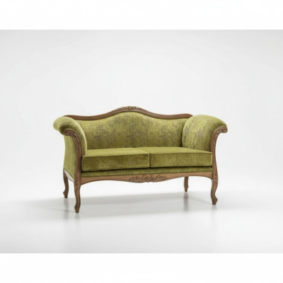 Sofa 2-seater fabric wood upholstered couch sofas design luxury new sofa
