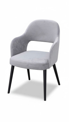 Design chair, armchair, upholstered chairs, luxury textile armchair, dining room, new.