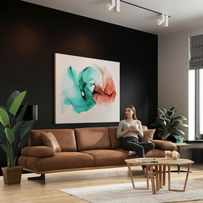 Four-seater sofa couch modern design fabric luxury living room upholstered sofa