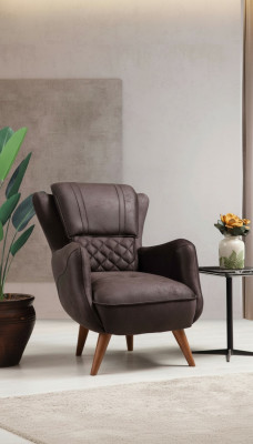 Luxury furniture living room armchair upholstered seat modern design upholstered armchair