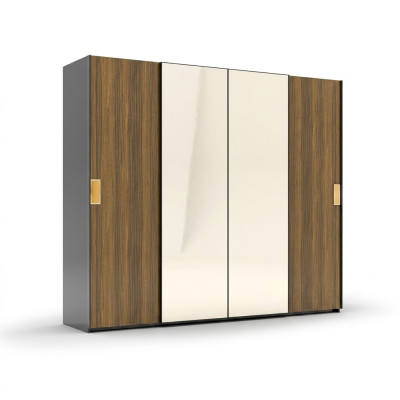 Wardrobe Luxury New Bedroom Modern Closet Wood Furniture Design