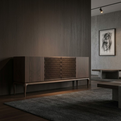 Dining room sideboard luxury furnishing modern design wooden cabinet new furniture