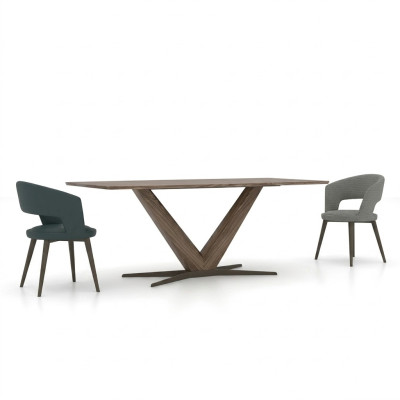 Complete set dining room dining table 4x chairs design luxury table furniture
