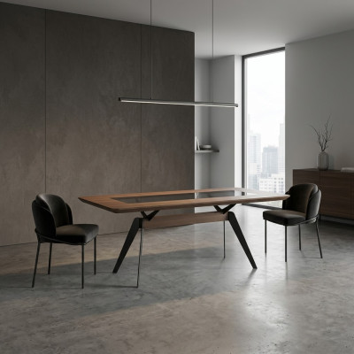 Luxury dining room set dining table 4x chairs chair textiles dining group suite new