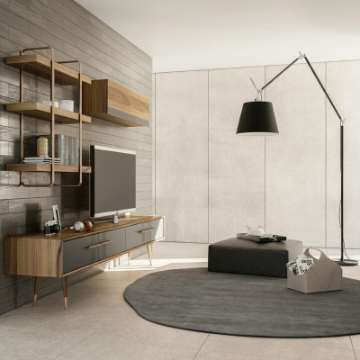 Modern set TV stand design living room wall unit luxury wall cabinet
