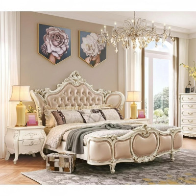 Bedroom furniture bed 2x nightstands luxury set new classic furniture 3-piece