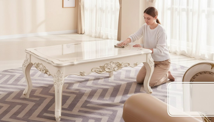Coffee table in the living room stylish design chic furniture new luxury
