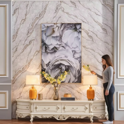 TV stand in the living room novelty for the interior classic white furniture