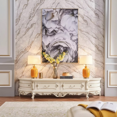 TV stand in the living room novelty for the interior classic white furniture