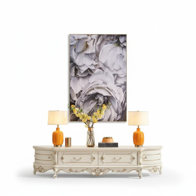 TV stand in the living room novelty for the interior classic white furniture