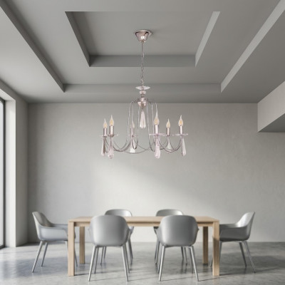 Chandelier shiny new indoor for the living room crystal