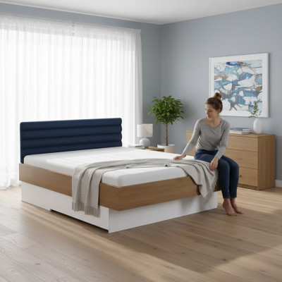 Bed bedroom beds upholstered bed luxury double bed bed 140x200