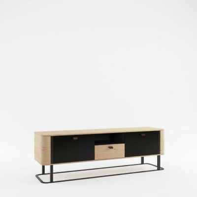 Wall unit, RTV sideboard, TV stand, low side, wall units, wood, metal
