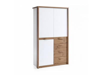 Cabinet solid bedroom furniture wardrobe wood white cabinet