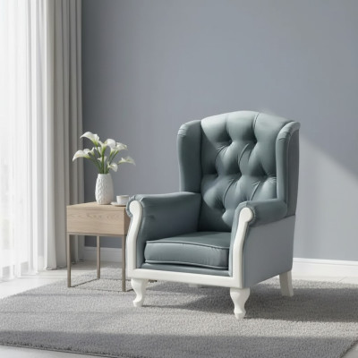 Children's Armchair Soft Designer Lounge Chair Upholstered Sofa 1 Seater