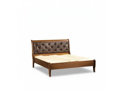 Luxury bedroom bed design upholstered double hotel beds Chesterfield