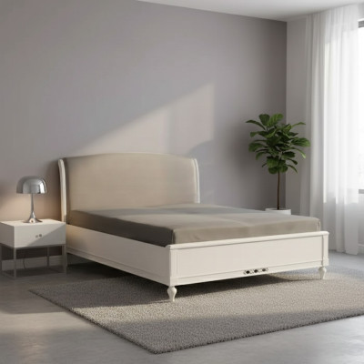 Bed Modern Design Luxury Upholstered Beds Fabric Bed in the Bedroom