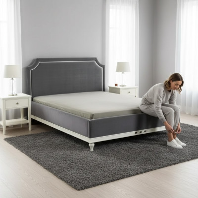 Bed hotel double bed royal luxury beds in the bedroom