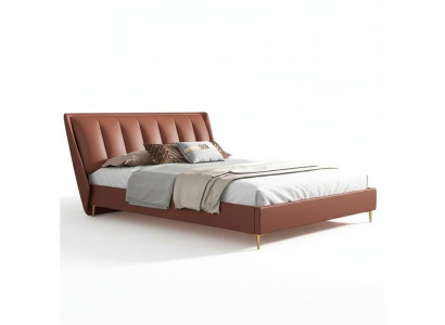 Luxury bedroom bed designer furniture double bed beds wood new