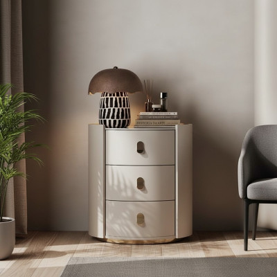 Bedside cabinet with 3 drawers for the bedroom