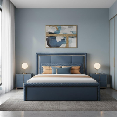 Modern bed design beds upholstered bedroom bed frame 180x200cm