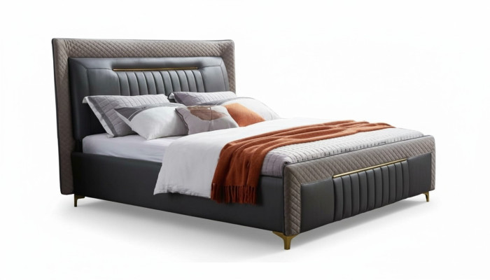 Modern bed beds modern luxury leather bed hotel bed double bed new