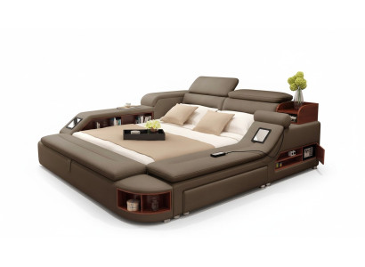 Multifunction Bed Double Beds Modern Bed Frame Beds 180x200cm
