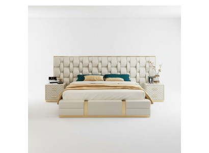 Bed Cushion Design Luxury Double Hotel Beds beige Luxury Hotel New