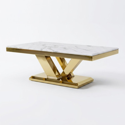 Coffee table design table living room luxury coffee tables furniture 130x70 metal