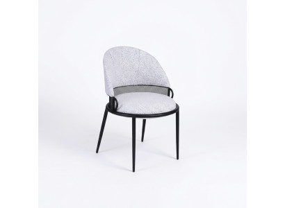 White dining chair luxury chairs upholstered single-seater textile style furniture