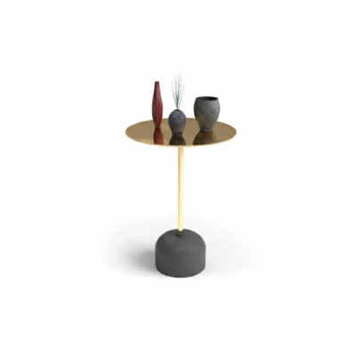 Luxurious Round Side Table Living Room Coffee Table Designer Furniture