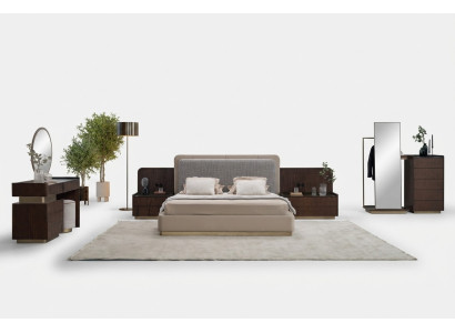 Luxury Bedroom Set 7-piece Stylish Suites Couch Upholstered Furniture